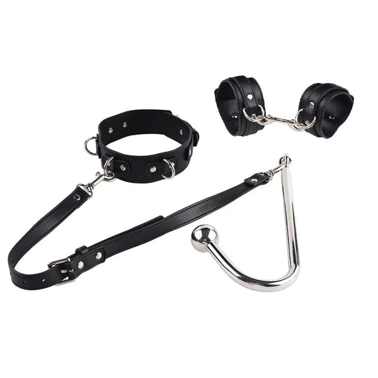 Anal Collar Hook 5334 Beaded and Cuffs Elegant with 1217